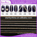 2016 Super Fashion Mixed 12 Colors 3D Nail Art Mini Bead Ball Rhinestone Chain Decoration